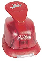 CREATIV DISCOUNT Motivstanzer Klein, ca. 1,7cm, Motiv Pferd
