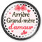 COLLEEN ILLUSTRATIONS Magnet 56mm Arrière grand-mère d'amour