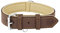 Riparo Echtes Leder Verstellbares Hundehalsband mit Zusätzlicher Verstärkung (XL: 4,5CM Breit für 53,4CM - 63,5CM Hals, Braun)