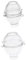 Hellery 2 Eierform Klar Plastikkerze Herstellung Kerze Modell DIY Craft