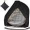 AUPERTO Double Patio Hanging Egg Chair Cover - 230 X 220cm Waterproof Egg Swing Chair Dust Cover Protector 420D Oxford Fabric Rip & Wind Resistant with Zipper and Drawstrings