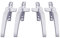 LOVIVER 4X Window Handles with Long Lever Fitting for Turning Double-Glazed Doors