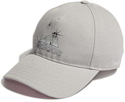 adidas Girls Cap Dance Cap, Grey Two/Bliss Pink, HI1248, OSFY