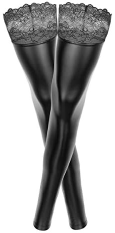Noir Strümpfe Schwarz 6XL