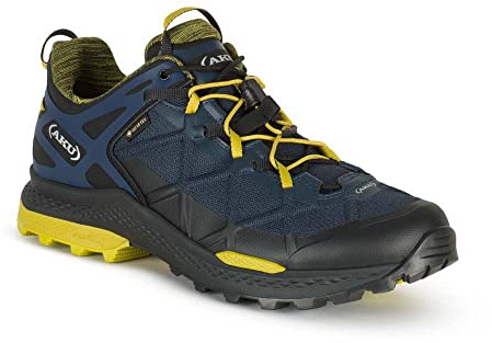 AKU Rocket DFS GTX Wanderstiefel, Herren, Blau/Senf, Größe 44,5