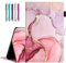 Fancity for Amazon Kindle Fire Max 11 Case (13th Generation, 2023 Release) 11 - Stand Cover Case for Fire 11 Tablet with Smart Auto Wake/Sleep & Pencil Holder, Marble Pink