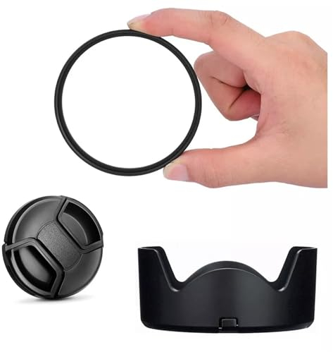 EW73D Tapa de Parasol de Lente Reversible 67 mm UV, for Lente For Canon RF 24-105 mm F / 4-7.1 IS STM en cámara EOS R RP R5 R6 EW-73D