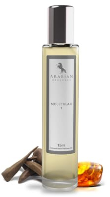 Arabian Opulence FR201 MOLECULAR Roll-on Parfümöl | Konzentriertes Duftkörperöl | Langanhaltendes Ölbasiertes Parfüm für Männer und Frauen | Reisegröße Alkoholfreies Weiches Parfümöl Flasche (15ml)