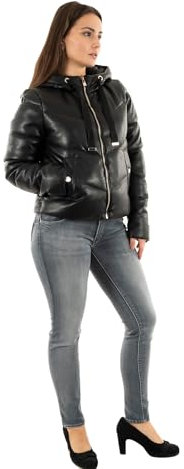 MORGAN 242-GSOL Doudoune, Noir, 40 Femme