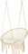 Outtec Hängesessel Boho, makramee hängesessel, schaukel Outdoor, therapieschaukel Kinder, hängesessel Indoor, Garten schaukel (Beige)