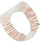 2 Paare Toilettensitzbezug Kissen, Schöne Winter Toilettensitzbezug, Waschbar Toilettensitzbezüge Pads mit Griff, Wärmere Plüsch Badezimmer Toilettensitzkissen für Universal WC Sitze