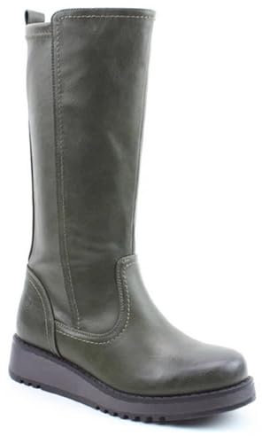 Heavenly Feet LUNA Womens Tall Boots Khaki