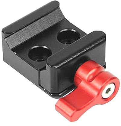 Schnellspanner Adapter Schienenklemmmontage Standard-1/4-Zoll Befestigungsloch Für Kaltschuh Arm Stabilisator