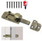 LUCTHY Barrel Slide Door Bolts, 3 Inch Brass Door Bolt Lock for Internal and External Security, Internal Antique Zinc Alloy Latch with Screws & Screwdriver for Enhanced Safety, Bronze Tone