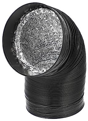 Gadpiparty Exhaust Duct for Kitchen Range Hood Flexible Drain Pipe Aluminum Foil Ducting