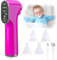 Baby Nasensauger, Nasensauger Baby Elektrisch mit LED-Lampe, 4 wiederverwendbare Silikon-Rotzsaugerdüsen & 3 Saugstufen für Neugeborene, Kleinkinder und Kleinkinder Copper Blue