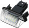 Kennzeichenbeleuchtung, Nummernschildbeleuchtung 2 Stück 12V Number Kennzeichen Licht Lampe for Peugeot 206 207 306 307 406 407 for Citroen C3 C4 C5 CAR KARIKENKLEIDUNG
