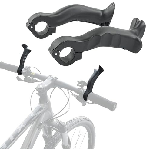NELboNs Bike Handlebar Grips, MTB Thumb Rest Grip for 22mm Bar End, 1 Pair