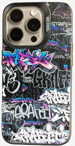 KLAMOTTEN STORE iPhone Hülle aus TPU – Urban Graffiti Street Art Case, Slim & Stoßfest, für mehrere Modelle (14–16 Pro) (iPhone 14)