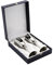 SWEET HOME Calici flute bicchieri champagne argentati argento coppia cod.5013922 cm 5,5x20h by Varotto & Co.