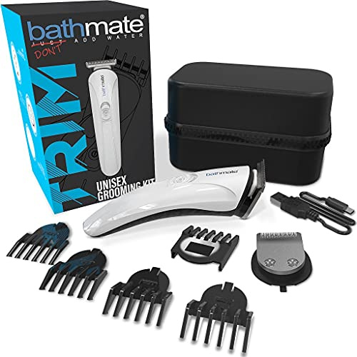 BathMate Trim Professionelle Haarschneidemaschine Schnurlose Leistenschamhaar Bartschneider Detailschneider Haarschneidrasierer-Kit
