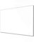 banjado Glas Magnettafel 75x50cm / Magnetwand Glas/Magnetpinnwand als Memoboard Glas/Pinnwand Magnettafel Küche, Büro, Kinderzimmer inkl. 4 Magnete & Montageset - weiß