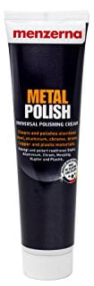 Menzerna Metal Polish Poliert und reinigt Edelstahl, Aluminium, Chrom, Kupfer, Silber und Kunststoff. Verleiht Auspuff, Kühlergrill, Zierleisten u.v.m. Perfekten Glanz.