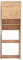 trendteam smart living - Amanda - Waschmaschinenüberbau - Asteiche - 2 offene Fächer + 3 Einlegeböden - (BxHxT) 63 x 187 x 24 cm - Kratzfest