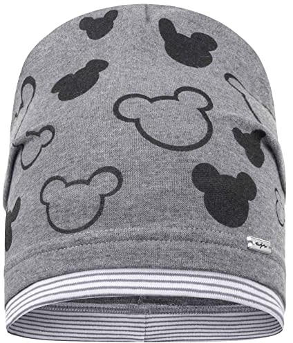 AJS Mütze Übergangsmütze Beanie Bären Mädchen Kindermütze, Farbe: Grau