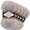Alize 5 x 100 g Lanagold Wolle | 53 Auswahl | Stricken Häkeln Wolle (207 | Hellbraun Melange)