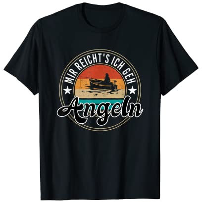 Mir reicht's ich geh Angeln lustiges Sportfischer Angler T-Shirt