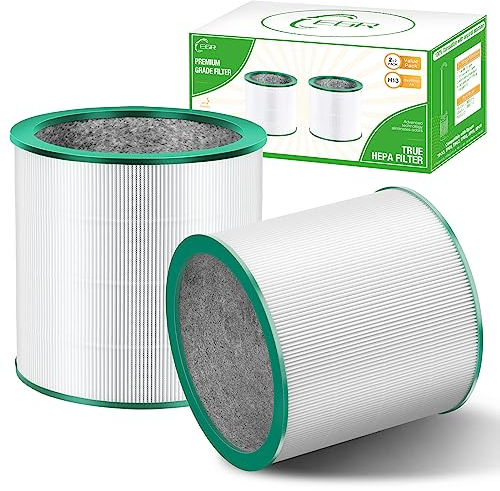EGR Air Purifier & Fan Filter Replacements Compatible with Dyson Pure Cool Link TP01, TP02, TP03, AM11, BP01 Models, 2 Pack