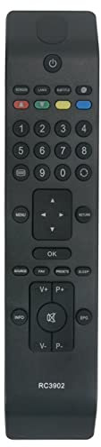 ALLIMITY RC3902 Sostituzione del Telecomando per HItachi Sharp Saba OKI Polaroid OK.Aya JVC P24LED13 P28LED13 P32LED13 42DLED13 P32LCD12 P40LED12 P46LED12 OLE161-BD4 OLE321-BD4 AL22TN875B LT26HA30U