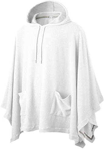 OHOO Herren Ohoo Modischer Kapuzenumhang Kapuzenpullover