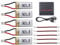 5PCS 3.7V 180mah Lithium Battery with 5 in 1 charger for A20 A20W mini Quadcopter Accessories RC Drone Battery