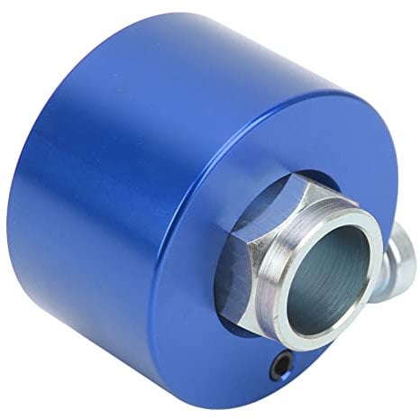SALUTUYA Steering Wheel Hub Adapter, Steering Wheel Quick Release Adapter 3/4in Shaft with Push Button for 3 Hole Steering Wheel(Blue)
