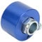 SALUTUYA Steering Wheel Hub Adapter, Steering Wheel Quick Release Adapter 3/4in Shaft with Push Button for 3 Hole Steering Wheel(Blue)
