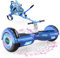 MEGA MOTION Hoverboards mit Hoverkart für Kinder, 6.5 Zoll Hoverboards mit Bluetooth Lautsprecher, mit LED-Leuchten, Geschenk für Kinder und Jugendliche