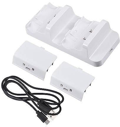 DOITOOL Controller Dual Charging Dock Charging Station for s Includes Rechargeable Battery Packs for Gaming Use