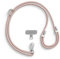 RhinoShield Cordon de téléphone en TPU durable Imperméable, boucle supplémentaire pour accrocher des accessoires, résistant et ajustable (Adaptateur pour lanière de téléphone inclus)-Rose Pâle