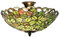 Clayre & Eef Deckenlampe Tiffany Ø 41x24 cm Grün Glas Tiffany Lampen