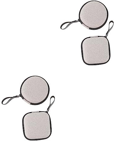 HOMSFOU 4 Pcs Headphone Bag Storage Bag Mini Earbuds Headphones Earbuds Quest 1 Ear Buds Earbuds Storage Pouch Witeless Earbuds Earphone Cover Earbud Holder Eva Portable Hard Disk Package