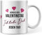 Tasse Vergiss den Valentinstag ich liebe dich jeden Tag, Valentinstagsgeschenk für Sie und Ihn, Kaffeetasse, Keramiktasse (Standard)
