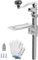 Gekufa Commercial Manual Can Opener With 2 Blades for Cans Up to 10 Inch/250mm Tall, Plated Steel Base, Adjustable Heavy Duty Bench Tin Opener for Kitchen