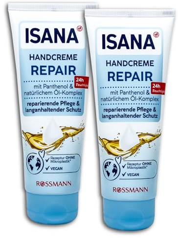 2 er Set ISANA Handcreme Repair 2 x 100 ml