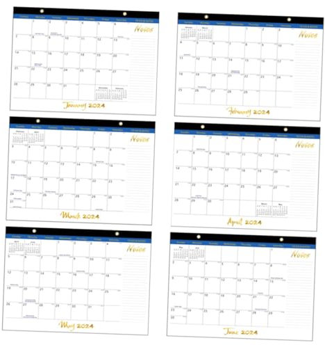 HOODANCOS Monatsplaner-wandkalender 2023–2024 Familienkalender Zum Aufhängen An Der Terminkalender