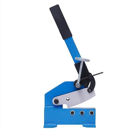 Cesoie a leva manuale in lamiera 125 mm piastra manuale piatto in metallo piatto forbici per lamiera d'acciaio Heavy Duty taglio preciso con molla di ritorno