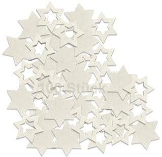 100 STK Tischdeko, Weihnachten Holz,Sterne Streudeko, Mini Weihnachten Sterne Deko Holzsterne Tischdeko Streudeko Holz,Weiß sechszackiger Stern Weihnachtsdeko DIY Basteln Party Deko