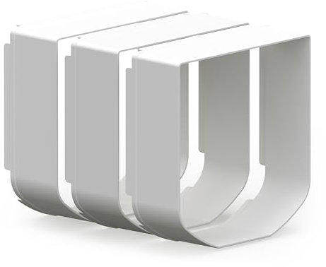 SureFlap SureFlap Mikrochip Katzenklappe Tunnel Extender, 50 mm, Weiß, Kunststoff, Katzen, Katzenklappe Tunnel Extender, Wandinstallationszubehör (3 Stück)