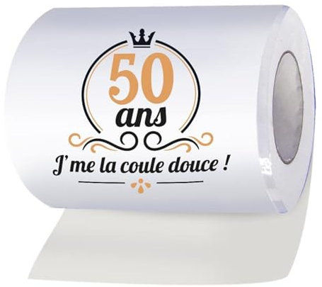 Rouleau de Papier WC Humoristique/PQ Royal (50 ans)